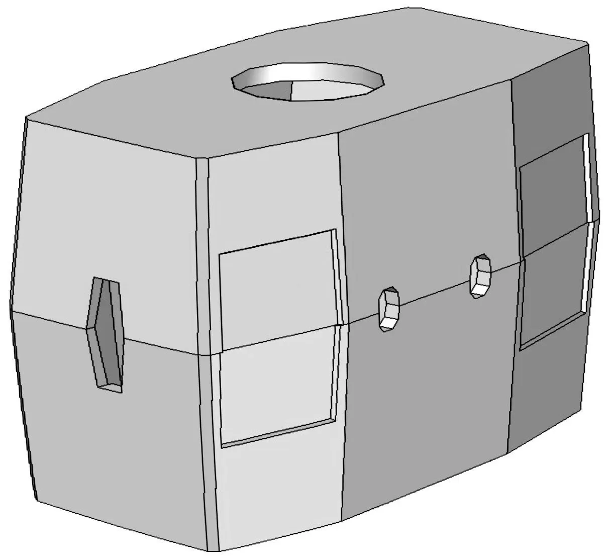 Колодец кабельной связи ККСр-4-10 ГЕК