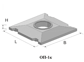 Опорная плита ОП-1к