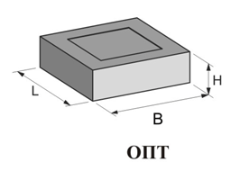 Опорная подушка теплотрасс ОПТ-10